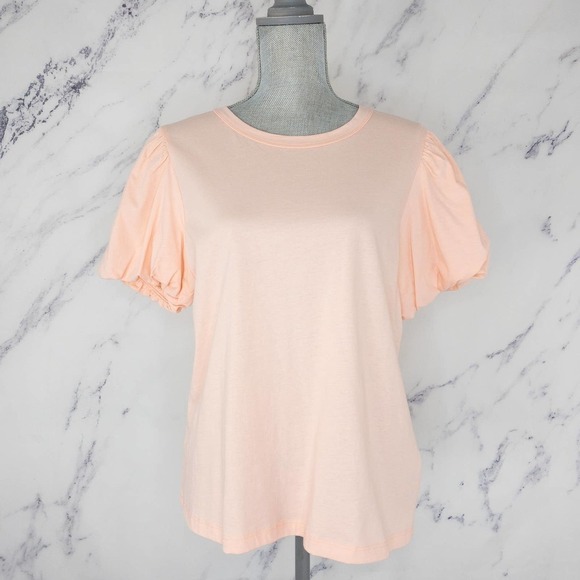 A.L.C. | Poole Puff Sleeve T-Shirt | Sz XL - Picture 1 of 10